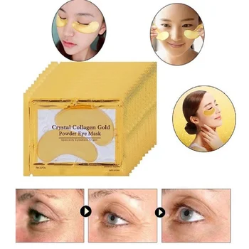 Gold Crystal Collagen Eye Mask Eye Patches Eye Mask For Face Care Dark Circles Remove Gel Mask For The Eyes Ageless 10pcs=5packs
Gold Crystal Collagen Eye Mask Eye Patches Eye Mask For Face Care Dark Circles Remove Gel Mask For The Eyes Ageless 10pcs=5packs
