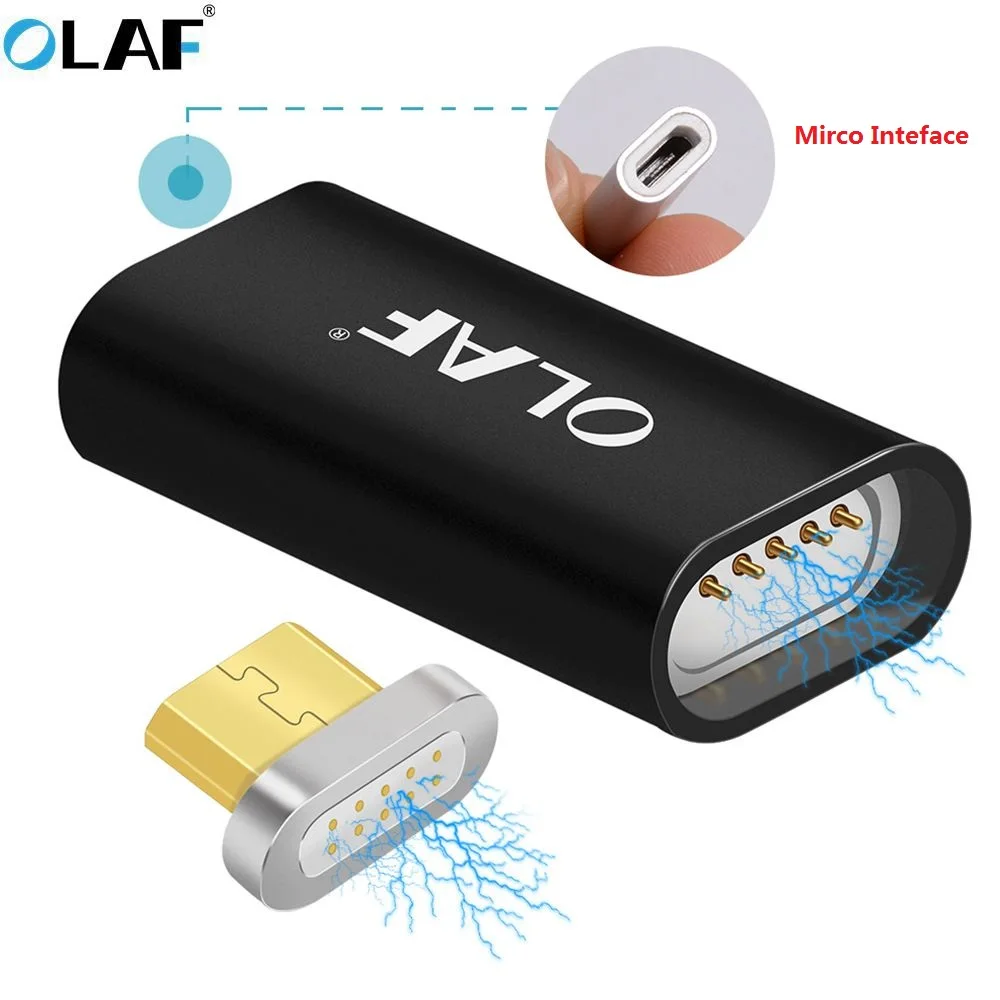 OLAF Micro USB Type C/для Apple iPhone/Micro Магнитный зарядный кабель адаптер для Android/iPhone