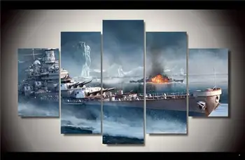 Living Room HD Printed 5 piece Canvas Painting World Of Warships Wargaming Home Decor
Living Room HD Printed 5 piece Canvas Painting World Of Warships Wargaming Home Decor