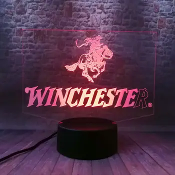 Winchester LOGO Model 3D Illusion LED Lamp 7 Colourful Changing Touch Nightlight Glow Toys
Winchester LOGO Model 3D Illusion LED Lamp 7 Colourful Changing Touch Nightlight Glow Toys