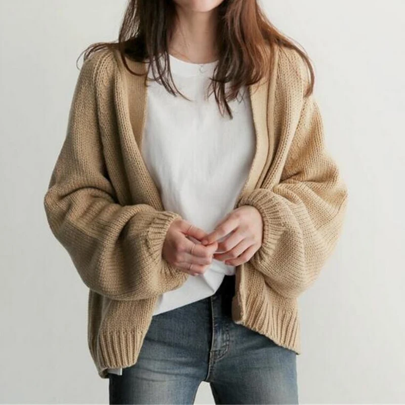 Women Cardigan Knitted Coat Sweater Casual Long Sleeve Solid Cardigan Tops Sweater Cover Up Knitted Coat Sweater
Women Cardigan Knitted Coat Sweater Casual Long Sleeve Solid Cardigan Tops Sweater Cover Up Knitted Coat Sweater
