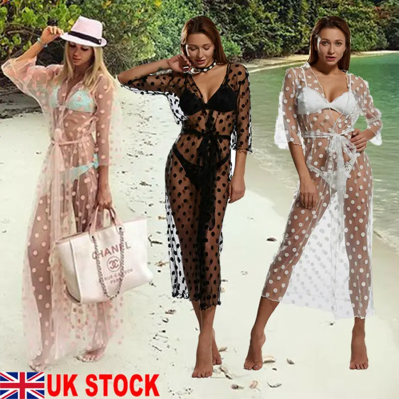 Women's Chiffon Dot Bikini Cover Up Summer Kimono Cardigan Swimwear Beach Dress
Women's Chiffon Dot Bikini Cover Up Summer Kimono Cardigan Swimwear Beach Dress