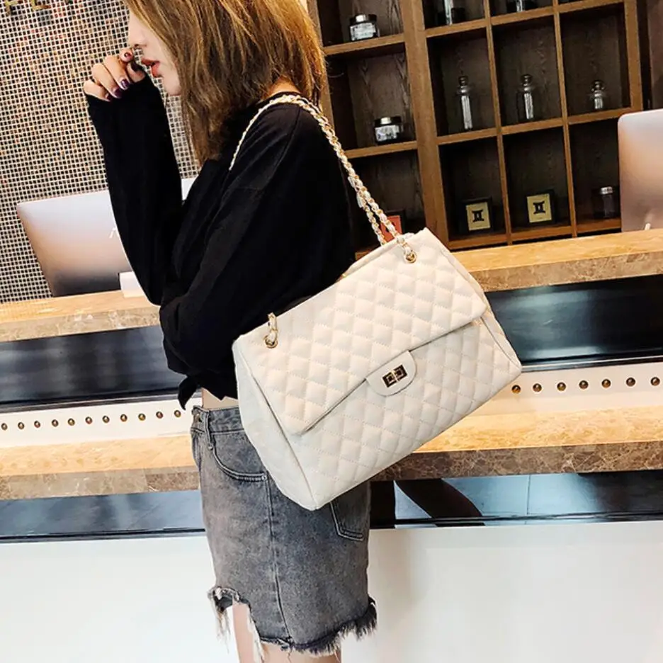2019 Leather luxury Handbags women crossbody bags for Women's Designer The Big Lattice Lock Shopping Large Tote Shoulder bolsa
2019 Leather luxury Handbags women crossbody bags for Women's Designer The Big Lattice Lock Shopping Large Tote Shoulder bolsa