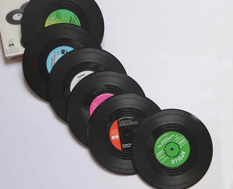 50 sets (6 Pcs/set )Home Table Cup Mat Creative Decor Coffee Drink Placemat Spinning Retro Vinyl CD Record Drinks Coasters 3942
50 sets (6 Pcs/set )Home Table Cup Mat Creative Decor Coffee Drink Placemat Spinning Retro Vinyl CD Record Drinks Coasters 3942