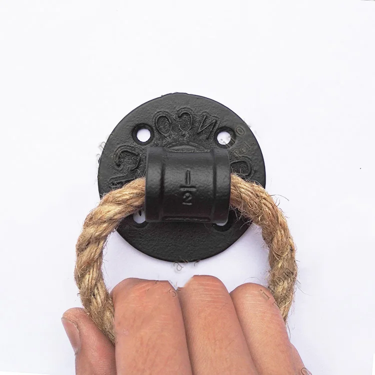 black door handle American Creative flange ring door handle Hemp rope furniture flange handle
black door handle American Creative flange ring door handle Hemp rope furniture flange handle