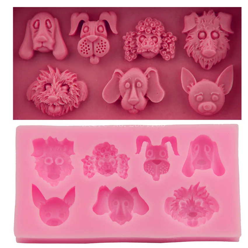 7kind Animal Dog Family Silicone Fondant Soap 3D Cake Mold Cupcake Jelly Candy Chocolate Decoration Baking Tool Moulds FQ1743
7kind Animal Dog Family Silicone Fondant Soap 3D Cake Mold Cupcake Jelly Candy Chocolate Decoration Baking Tool Moulds FQ1743