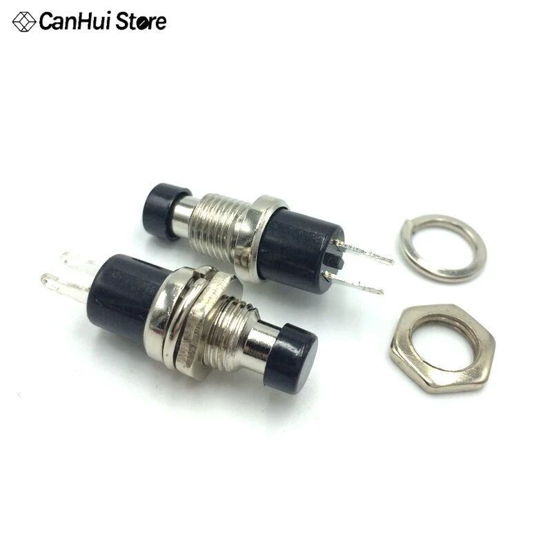 10PCS PBS-110 ON/OFF Push Button PBS-110 Normally Open Reset Unlocked Black Green Red Color Mini Lockless Momentary Switch Hot
10PCS PBS-110 ON/OFF Push Button PBS-110 Normally Open Reset Unlocked Black Green Red Color Mini Lockless Momentary Switch Hot