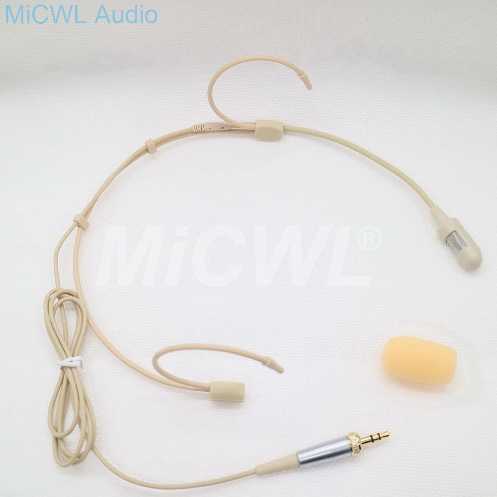 Unidirectional-Cardioid Headset Condenser Microphone Dual Hook Headworn High Quality Microphone Beige For Sennheiser
Unidirectional-Cardioid Headset Condenser Microphone Dual Hook Headworn High Quality Microphone Beige For Sennheiser