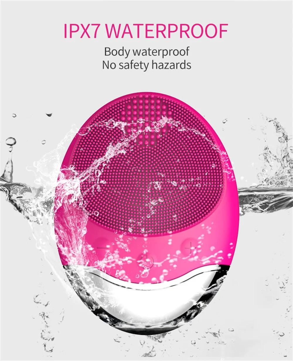USB Rechargeable Deep Cleaning Face Electric Face Cleanser remove Make-up Residue Dry Wet Face Cleaning Brush Personal Care Tool
USB Rechargeable Deep Cleaning Face Electric Face Cleanser remove Make-up Residue Dry Wet Face Cleaning Brush Personal Care Tool