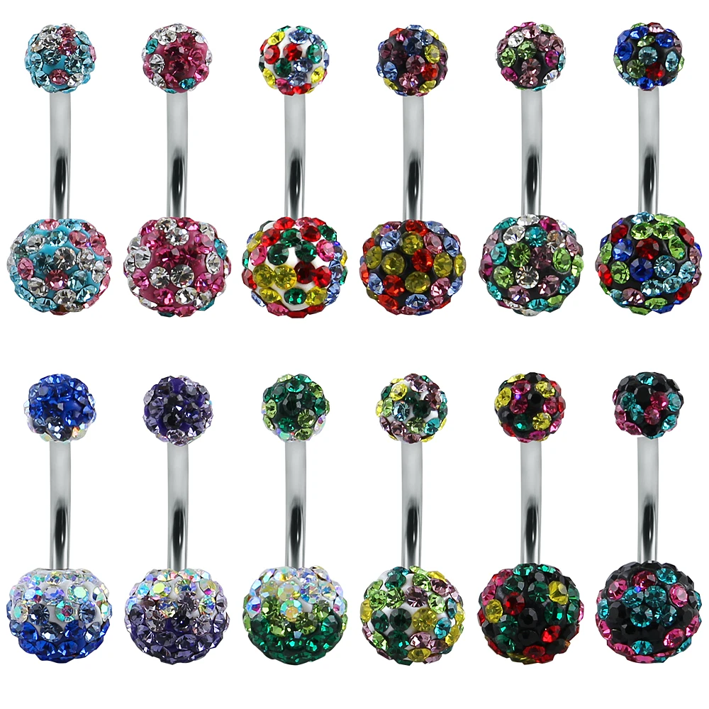 Double Crystal Ball Navel Belly Button Rings Stainless Steel Belly Navel Piercing Sexy Women Belly Ring Bijoux Pirsing Nombril
Double Crystal Ball Navel Belly Button Rings Stainless Steel Belly Navel Piercing Sexy Women Belly Ring Bijoux Pirsing Nombril