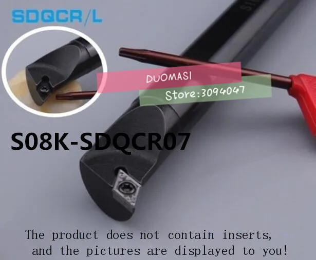S08K-SDQCR07 8mm Lathe Cutting Tools,CNC Turning Tool,Lathe Machine Tools Internal Turning Tool , Boring Bar
S08K-SDQCR07 8mm Lathe Cutting Tools,CNC Turning Tool,Lathe Machine Tools Internal Turning Tool , Boring Bar