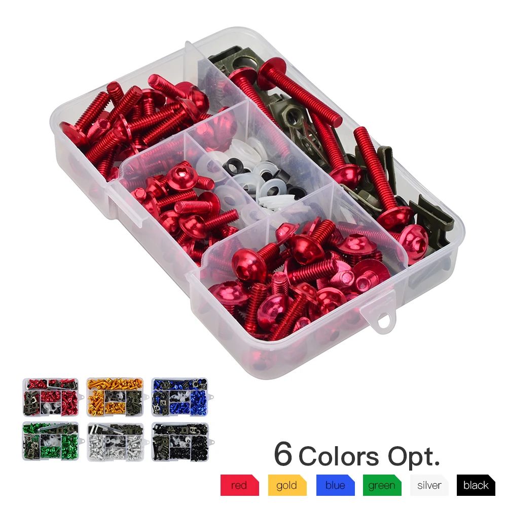 CNC Fairing Bolt Bodywork Screws Kit for Yamaha Honda Suzuki Kawasaki Aprilia M4 M5 M6
CNC Fairing Bolt Bodywork Screws Kit for Yamaha Honda Suzuki Kawasaki Aprilia M4 M5 M6
