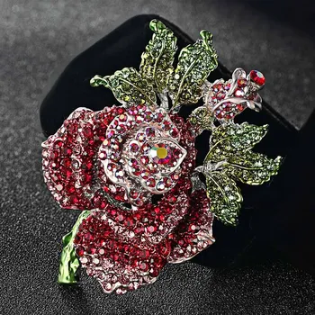 12pcs/lot Mixed Color Rose Flower Brooches Women Best Bridal Jewelry Shiny Enamel Rhinestone Pin Brooch Fashion Women Party Gift
12pcs/lot Mixed Color Rose Flower Brooches Women Best Bridal Jewelry Shiny Enamel Rhinestone Pin Brooch Fashion Women Party Gift
