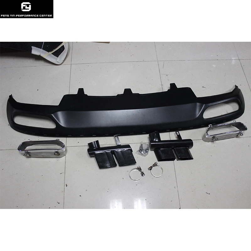 A6 C7 change to W12 style PP Rear Bumper Lip Diffuser exhaust pipes For Audi A6 C7 car body kit 12-16
A6 C7 change to W12 style PP Rear Bumper Lip Diffuser exhaust pipes For Audi A6 C7 car body kit 12-16