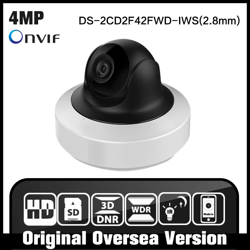 HIK DS-2CD2F42FWD-IWS(2.8mm) Original English version Network camera 4MP IPC Security Camera POE IR CCTV ONVIF PTZ HD HIK
HIK DS-2CD2F42FWD-IWS(2.8mm) Original English version Network camera 4MP IPC Security Camera POE IR CCTV ONVIF PTZ HD HIK