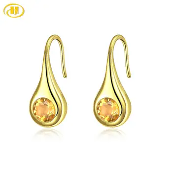 Natural Citrine Hoop Earrings Solid 925 Sterling Silver Yellow Gold Plated Elegant Jewelry for Women's Gift New Designs
Natural Citrine Hoop Earrings Solid 925 Sterling Silver Yellow Gold Plated Elegant Jewelry for Women's Gift New Designs