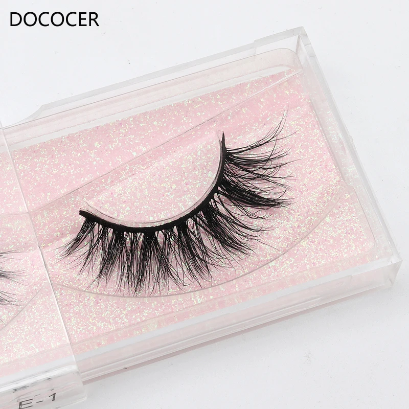 DOCOCER Mink Lashes Criss-crossed Rounded False Eyelashes Hand Made Natural Fluffy Look 3D Mink Eyelashes Cruelty-free Lash E-1
DOCOCER Mink Lashes Criss-crossed Rounded False Eyelashes Hand Made Natural Fluffy Look 3D Mink Eyelashes Cruelty-free Lash E-1