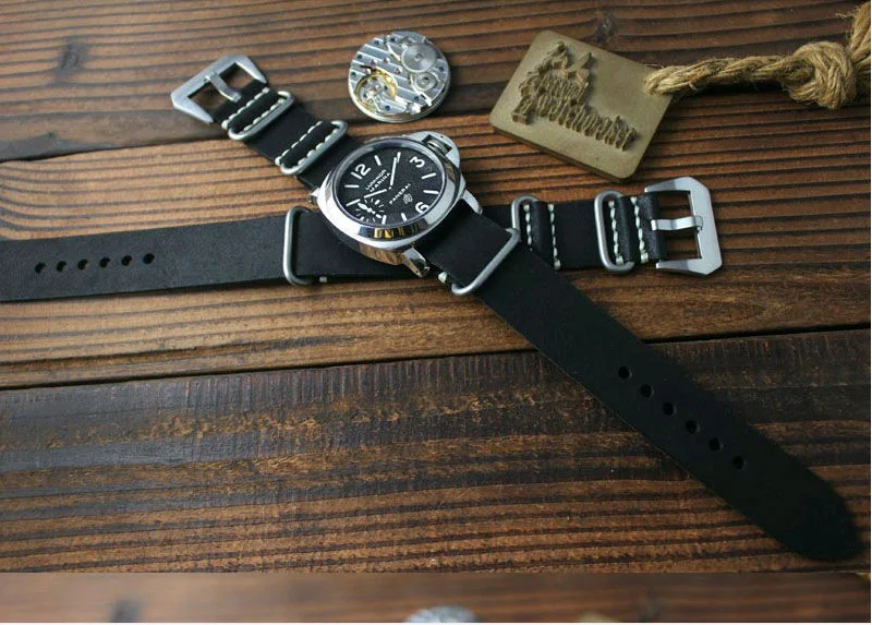 Handmade 20mm 22mm 24mm 26mm Black Extended Version Of The Retro Style Leather WatchBands ZULU Strap Free Shiping
Handmade 20mm 22mm 24mm 26mm Black Extended Version Of The Retro Style Leather WatchBands ZULU Strap Free Shiping