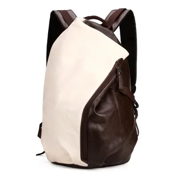 Fashion Men Backpack for Laptop Patchwork Pattern Travel Backpack Large Capacity College Student School Backpack Brown Black
Fashion Men Backpack for Laptop Patchwork Pattern Travel Backpack Large Capacity College Student School Backpack Brown Black