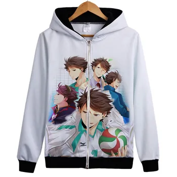 New Anime Haikyuu Hoodie Kageyama Tobio Hinata Syouyou Costumes Hoody Coat Jacket Men's Warm Sweatshirts
New Anime Haikyuu Hoodie Kageyama Tobio Hinata Syouyou Costumes Hoody Coat Jacket Men's Warm Sweatshirts