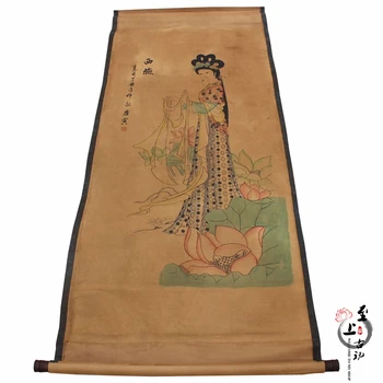 Old book of Chinese landscape painting Chinese calligraphy and painting scroll of home decoration painting beauty map
Old book of Chinese landscape painting Chinese calligraphy and painting scroll of home decoration painting beauty map