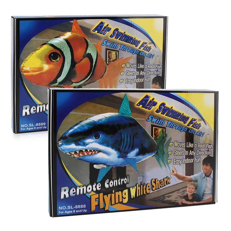 Zhenwei Remote Control Flying Fish Inflatable Helium Shark Clown Fish Electric Inflatable Toys Air Swimmer Toys Nemo Toy
Zhenwei Remote Control Flying Fish Inflatable Helium Shark Clown Fish Electric Inflatable Toys Air Swimmer Toys Nemo Toy