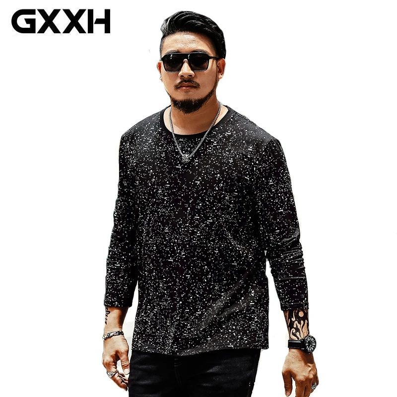 GXXH 140kg Fat T Shirt Men Fashion 2019 Autumn Male Clothing Plus Size Long Sleeve Loose Tshirt Homme OVERSIZED Men 5XL 6XL 7XL
GXXH 140kg Fat T Shirt Men Fashion 2019 Autumn Male Clothing Plus Size Long Sleeve Loose Tshirt Homme OVERSIZED Men 5XL 6XL 7XL