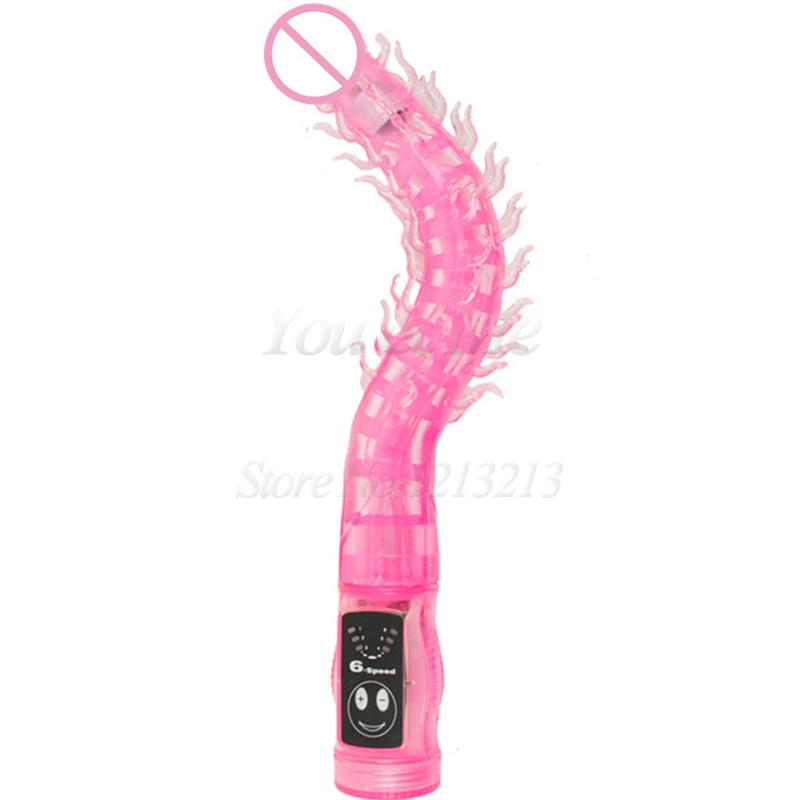 Baile-6-Speeds-Flexible-Anal-Vibrator-Butt-Plug-Anal-Dildo-G-Spot-Vibrator-Sex-Toys-For