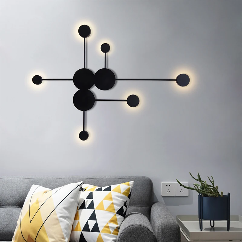 Creative Black/Gold/White LED Wall Lamp For Living Room Bedroom Bedside Nordic Decoration Designer Corridor Hotel Wall Lights
Creative Black/Gold/White LED Wall Lamp For Living Room Bedroom Bedside Nordic Decoration Designer Corridor Hotel Wall Lights