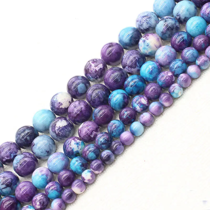 Wholesale 6,8,10,12mm Purple&Blue Snow Jaspers Round Loose Beads 15" bjf5, For Jewelry making, can mixed wholesale!
Wholesale 6,8,10,12mm Purple&Blue Snow Jaspers Round Loose Beads 15" bjf5, For Jewelry making, can mixed wholesale!
