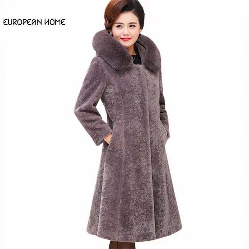 XL`5XL New Autumn Winter Fur Coat Women high quality Sheep Shearling Plus Size Faux Fur Jacket Thick Warm Long Coat
XL`5XL New Autumn Winter Fur Coat Women high quality Sheep Shearling Plus Size Faux Fur Jacket Thick Warm Long Coat