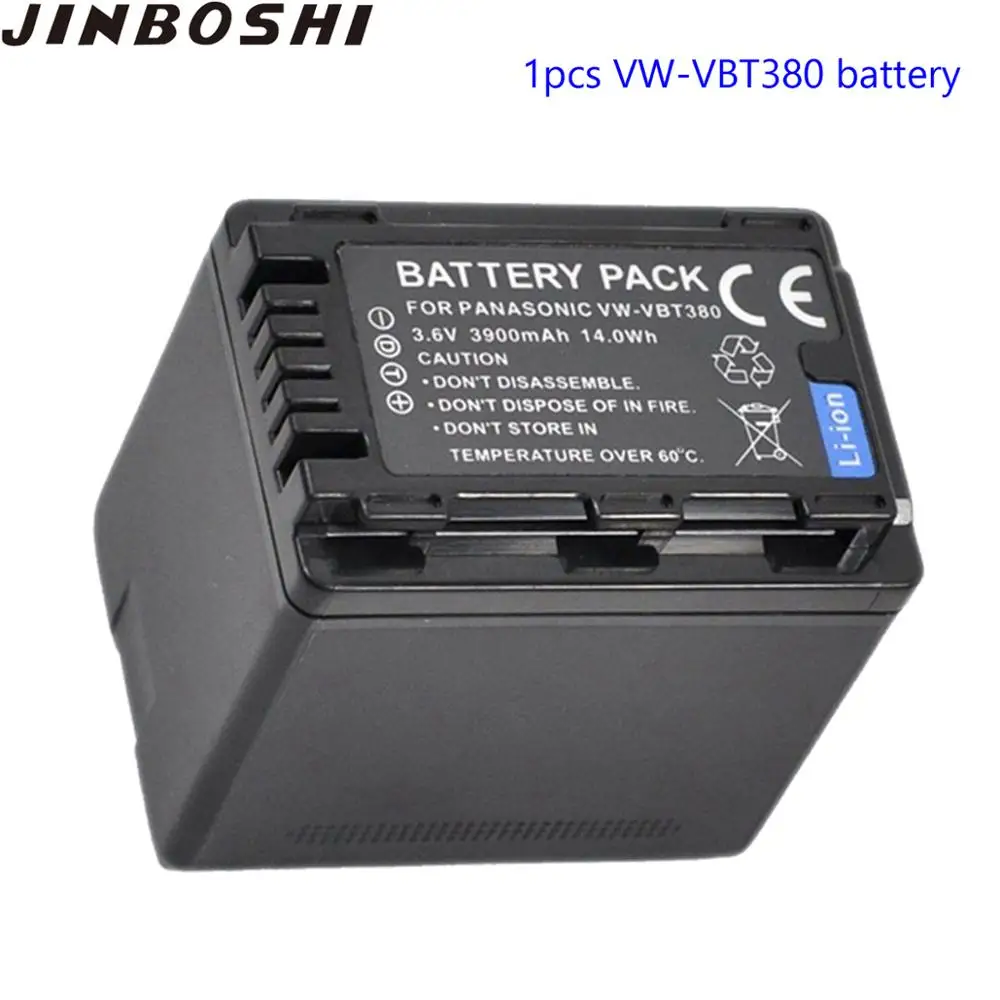 1Pc 3.6V 3900mAh VW-VBT380 VWVBT380 VW VBT380 Battery for Panasonic HC-V110, HC-V130 HC-V160, HC-V180, HC-V201, HC-V250,HC-V260
1Pc 3.6V 3900mAh VW-VBT380 VWVBT380 VW VBT380 Battery for Panasonic HC-V110, HC-V130 HC-V160, HC-V180, HC-V201, HC-V250,HC-V260