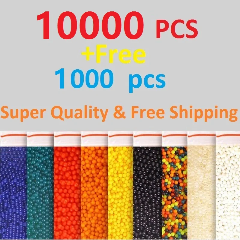 9mm,11 mm,13mm Free Shipping 10000Pcs +Free 1000 Soft Crystal Water Paintball Bullet Gun Toy Bibulous Water Gun Accessories
9mm,11 mm,13mm Free Shipping 10000Pcs +Free 1000 Soft Crystal Water Paintball Bullet Gun Toy Bibulous Water Gun Accessories
