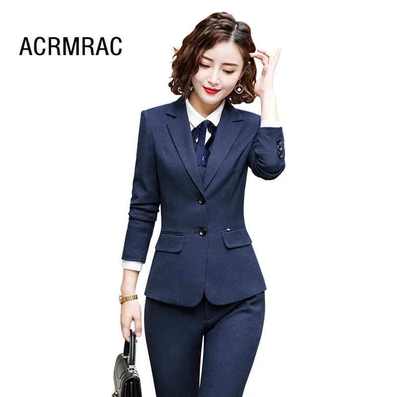 Women suits Slim spring Solid color Blazers Pants 2-piece set OL Formal Business Women pants suits Woman set suits 9820
Women suits Slim spring Solid color Blazers Pants 2-piece set OL Formal Business Women pants suits Woman set suits 9820