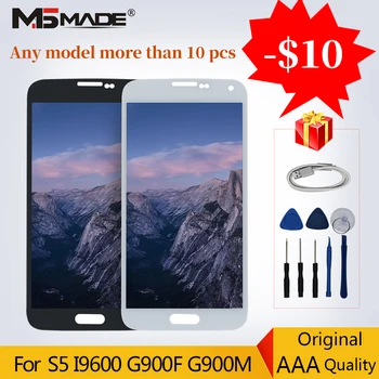Original LCDs For Samsung Galaxy S5 I9600 G900 G900F G900M SM-G900F LCD display Touch Screen Digitizal Replacement Parts
Original LCDs For Samsung Galaxy S5 I9600 G900 G900F G900M SM-G900F LCD display Touch Screen Digitizal Replacement Parts