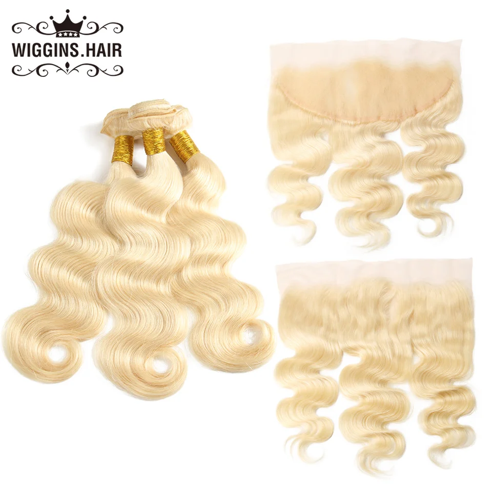 Wiggins 613 Blonde Bundles With Frontal Pre Plucked With Baby Hair Bleached Plutinum Blonde Remy Human Hair
Wiggins 613 Blonde Bundles With Frontal Pre Plucked With Baby Hair Bleached Plutinum Blonde Remy Human Hair