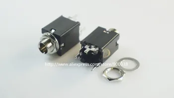 500pcs Thread Lock Panel Mount 0.250" 6.35mm stereo phone Jack female Headphone Connector 3 conductor 3 contact through hole
500pcs Thread Lock Panel Mount 0.250" 6.35mm stereo phone Jack female Headphone Connector 3 conductor 3 contact through hole
