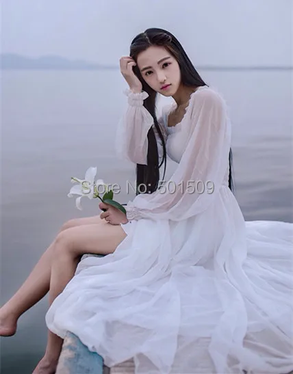full sleeve chiffon long medieval dress Renaissance Gown princess costume Victorian Gothic Lo/Marie Antoinette
full sleeve chiffon long medieval dress Renaissance Gown princess costume Victorian Gothic Lo/Marie Antoinette