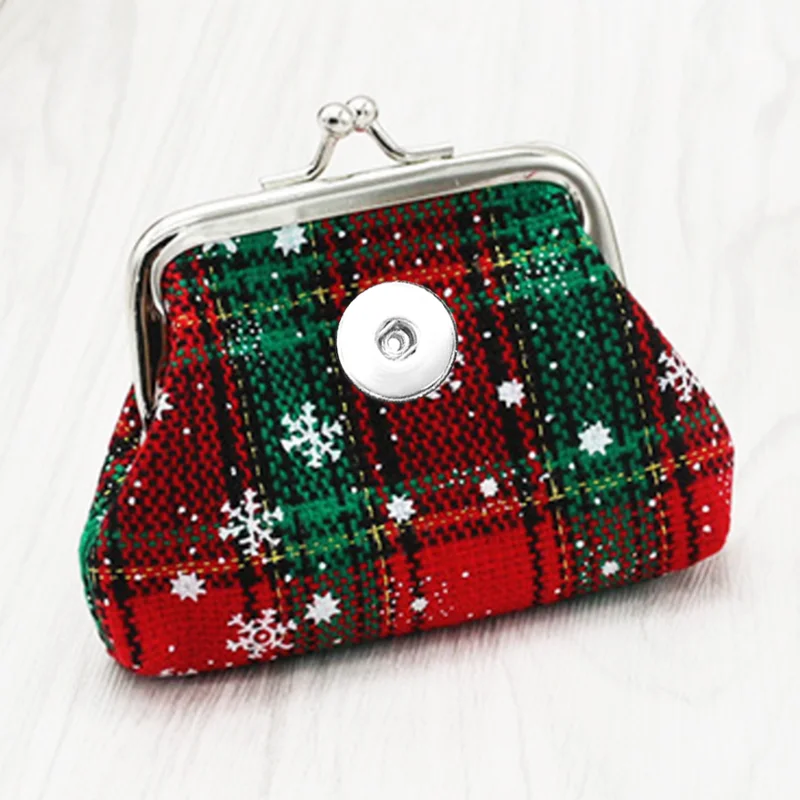 Christmas 18MM Snap Buttons Jewelry Coin Purses Small Wallets Pouch Kids Girl Women's Money-Bags For Gift QB362
Christmas 18MM Snap Buttons Jewelry Coin Purses Small Wallets Pouch Kids Girl Women's Money-Bags For Gift QB362