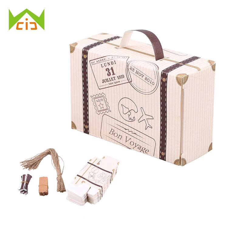 50PCS Travel Case Shape Gift Boxes Kraft Paper Candy Bag Baby Shower Birthday Candy Box Cartoon Gift Bag Wedding Party Favor Box
50PCS Travel Case Shape Gift Boxes Kraft Paper Candy Bag Baby Shower Birthday Candy Box Cartoon Gift Bag Wedding Party Favor Box