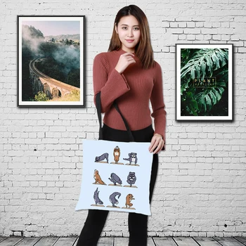 Customized Linen Shopping Bag Double-side cute doges Paint bag Women Handbag Bag Crowdale Fashion School Traveling Shoulder bag 
Customized Linen Shopping Bag Double-side cute doges Paint bag Women Handbag Bag Crowdale Fashion School Traveling Shoulder bag