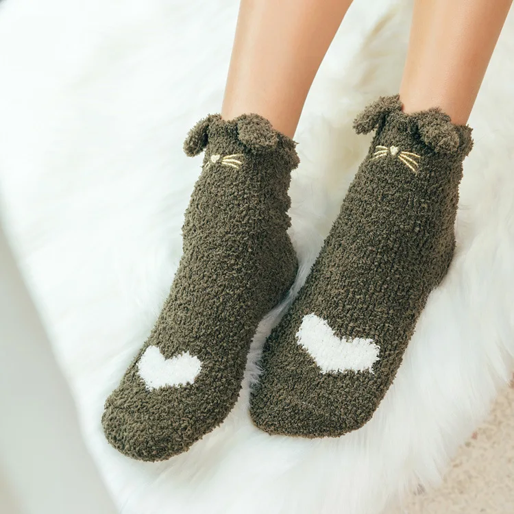 500pairs/lot women new fashion cute 3D cartoon fleece animal ear sock/fashion cat paw sock
500pairs/lot women new fashion cute 3D cartoon fleece animal ear sock/fashion cat paw sock