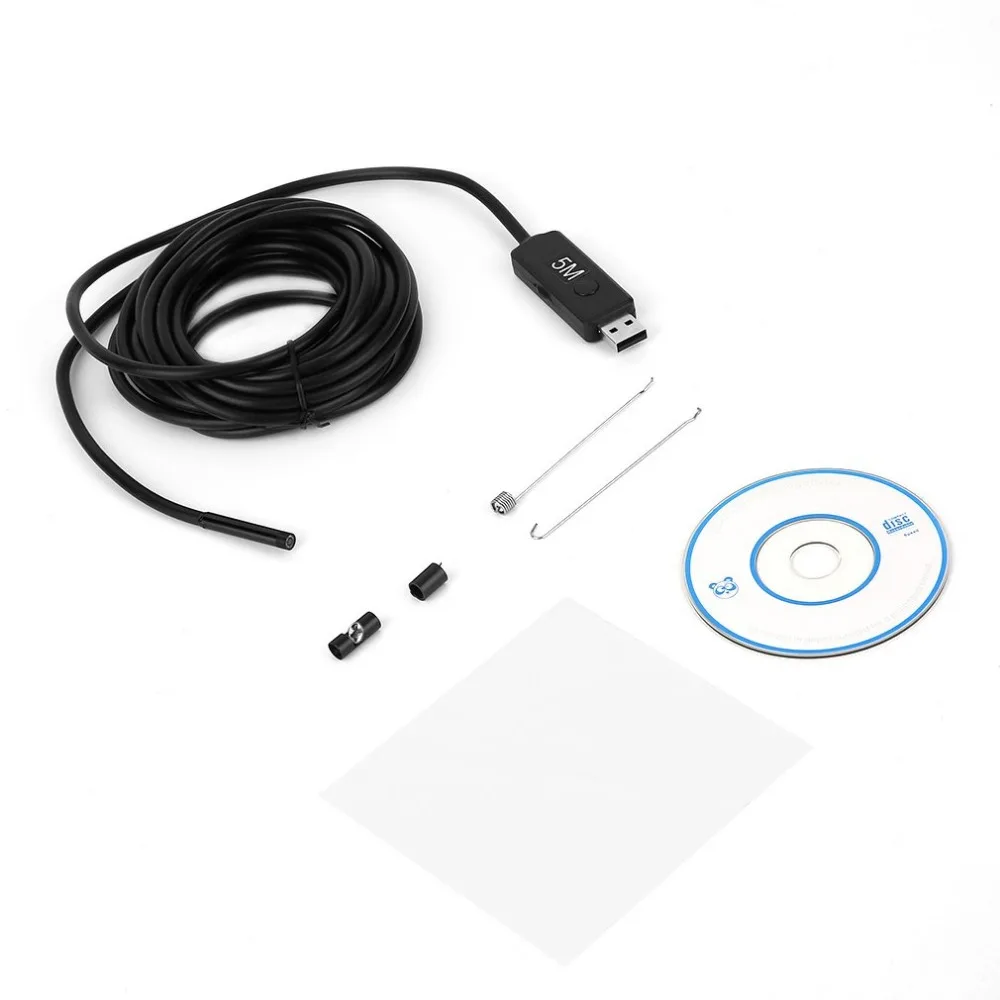 Waterproof HD 5M 5.5mm Endoscope Mini USB Camera Borescope Photo Capture Inspection Scope 6 White LEDs Tube for Android Phone PC
Waterproof HD 5M 5.5mm Endoscope Mini USB Camera Borescope Photo Capture Inspection Scope 6 White LEDs Tube for Android Phone PC