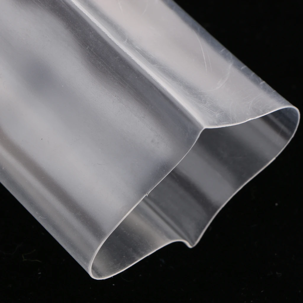 Clear Transparent Heat Shrink Tube Wrap Cable Wire Sleeve 50mm x 0.2m
