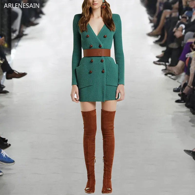 Arlenesain custom 2018 autumn and winter new long double-breasted loose cardigan sweater women coat
Arlenesain custom 2018 autumn and winter new long double-breasted loose cardigan sweater women coat