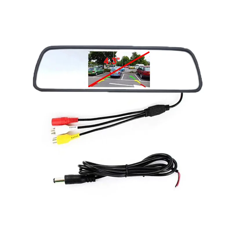 Car Internal Rearview Mirror Display 12V 4.3" LCD Reversing Camera Video Monitor Screen With AV DVD Input Automotive Electronics
Car Internal Rearview Mirror Display 12V 4.3" LCD Reversing Camera Video Monitor Screen With AV DVD Input Automotive Electronics