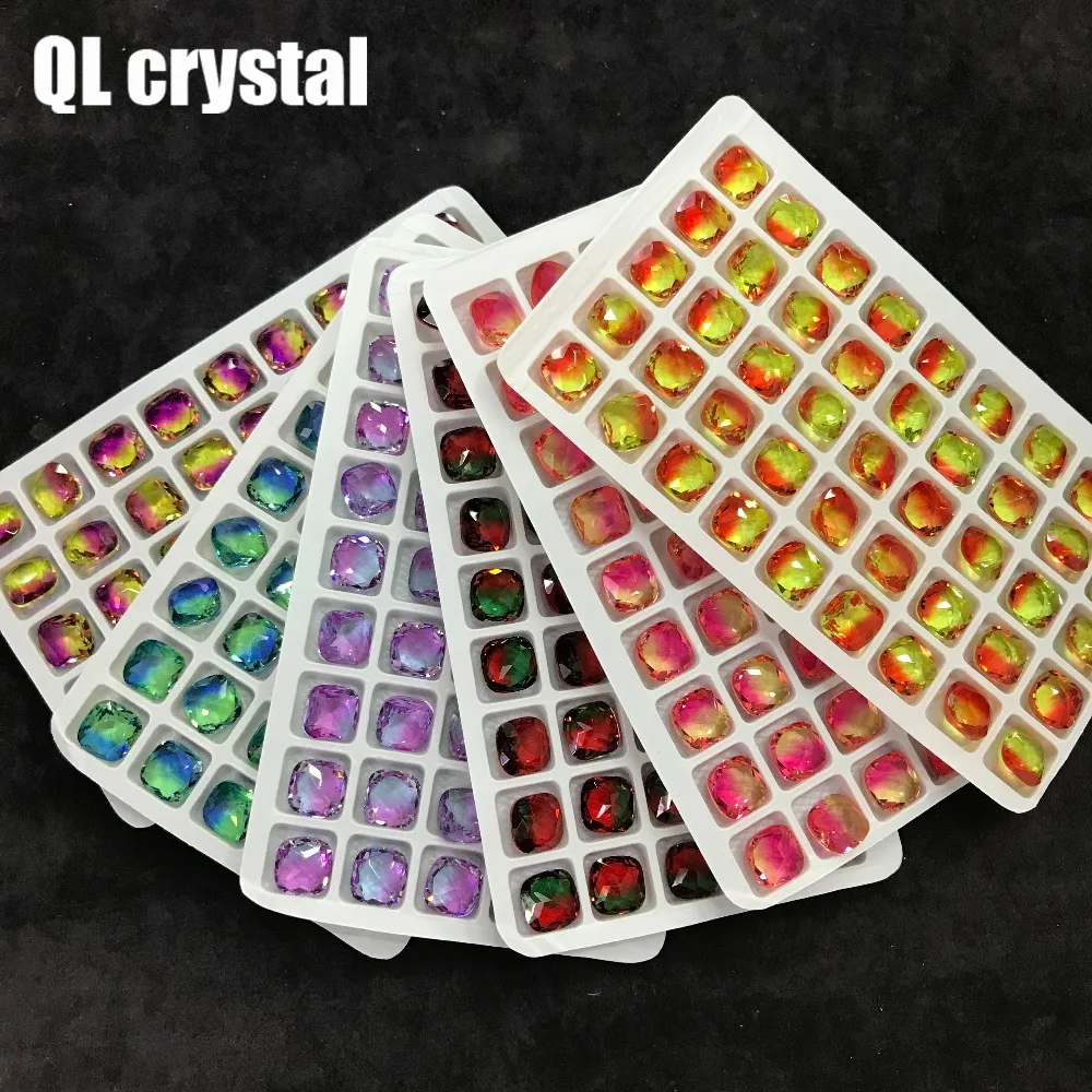 QL Crystal Tourmaline Glass Crystal 10mm Fat Square Pointback Fancy Stone for DIY garment bags shoes Jewelry accessory
QL Crystal Tourmaline Glass Crystal 10mm Fat Square Pointback Fancy Stone for DIY garment bags shoes Jewelry accessory