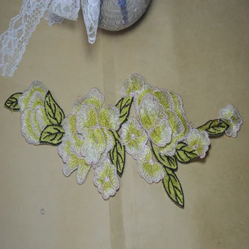 1 pc 30*13cm chinese style green flower leaf patches Wedding Bridal Embroidery Lace patch Sewing Lace Applique 17010711
1 pc 30*13cm chinese style green flower leaf patches Wedding Bridal Embroidery Lace patch Sewing Lace Applique 17010711