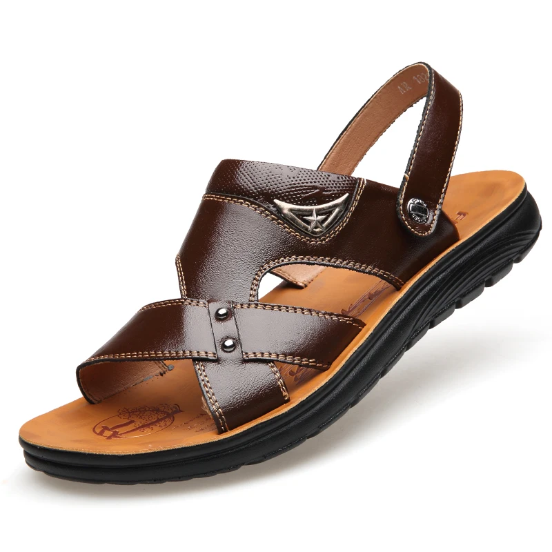 Dropshipping Handmade Flat Shoes Genuine Leather Men Sandals Soft Summer Casual Shoes Men Beach Sandalias Men Shoes DB075
Dropshipping Handmade Flat Shoes Genuine Leather Men Sandals Soft Summer Casual Shoes Men Beach Sandalias Men Shoes DB075