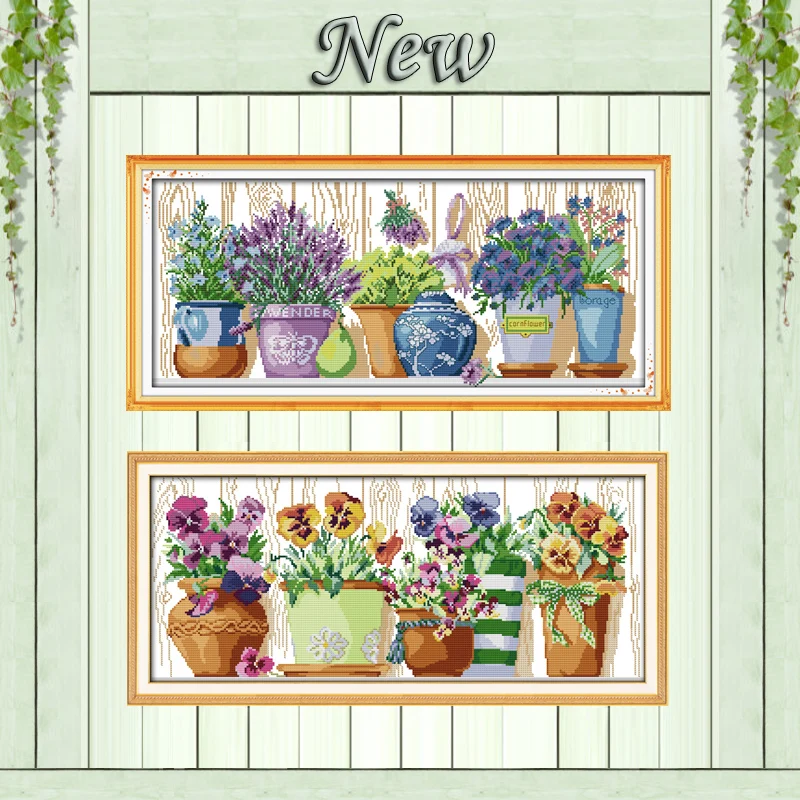 pottings colourful flowers painting counted printed on canvas DMC 11CT 14CT Chinese Cross Stitch kits embroidery needlework Sets
pottings colourful flowers painting counted printed on canvas DMC 11CT 14CT Chinese Cross Stitch kits embroidery needlework Sets